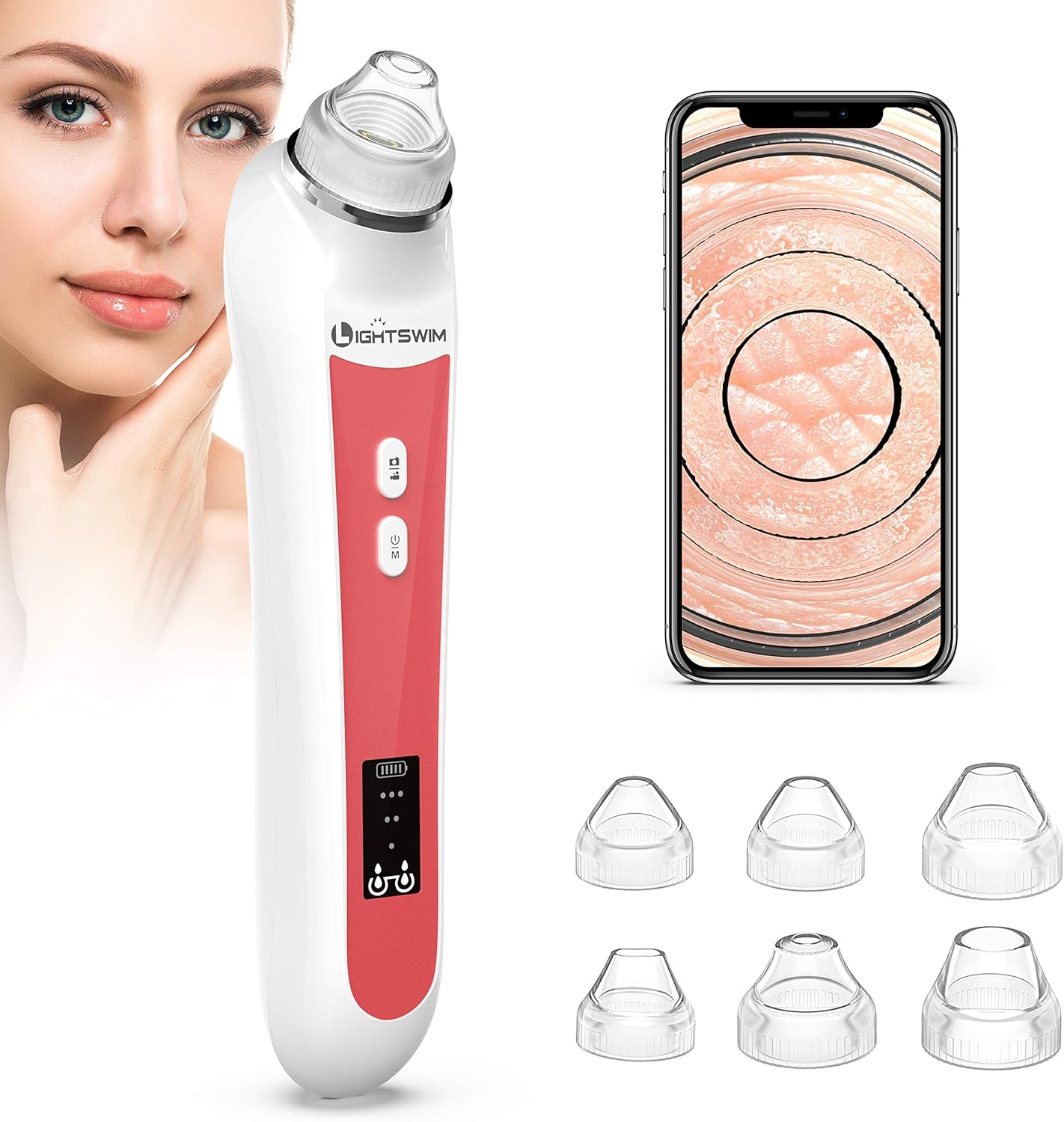 Limpieza Facial Profesional en Casa – Removedor de Puntos Negros con Cámara HD