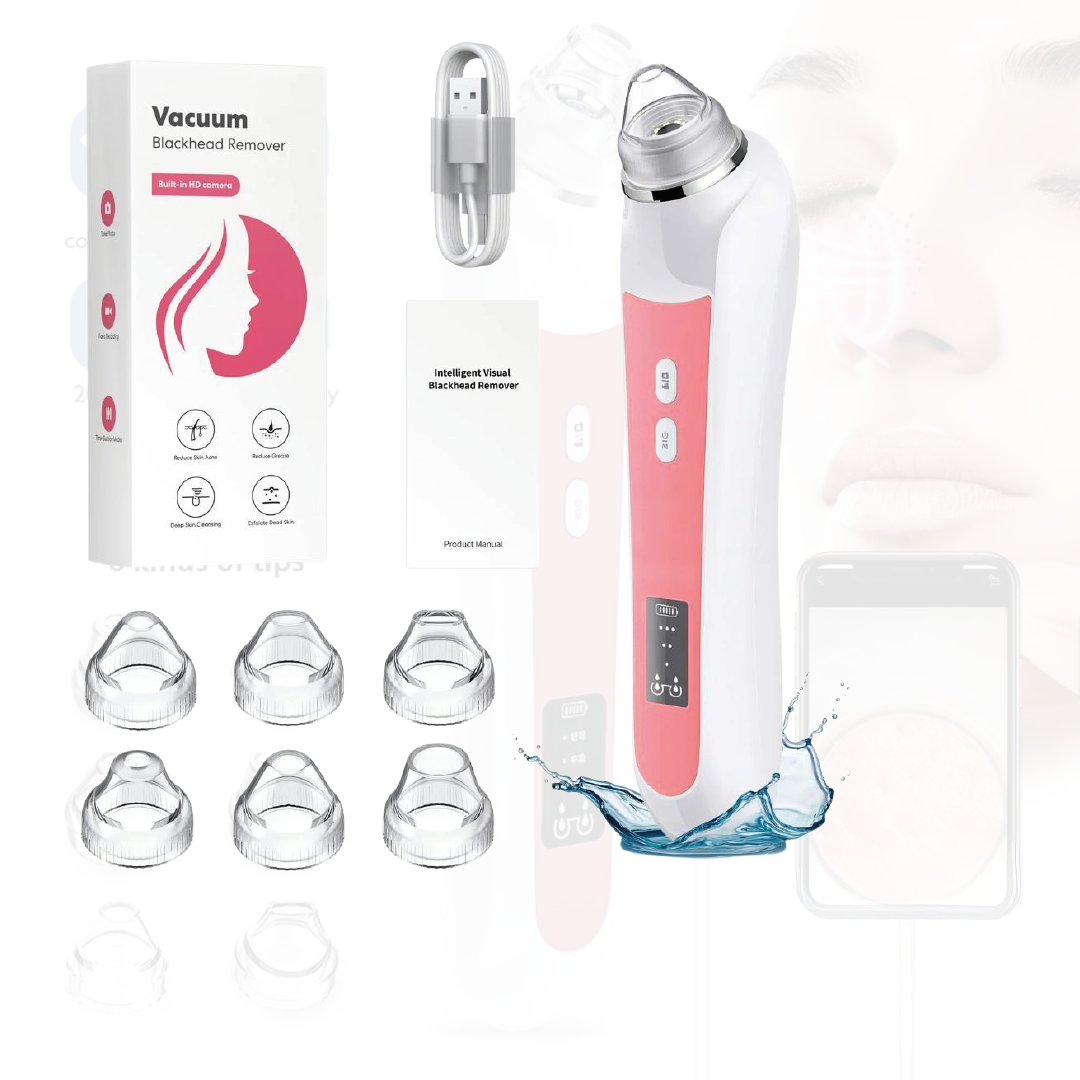 Limpieza Facial Profesional en Casa – Removedor de Puntos Negros con Cámara HD