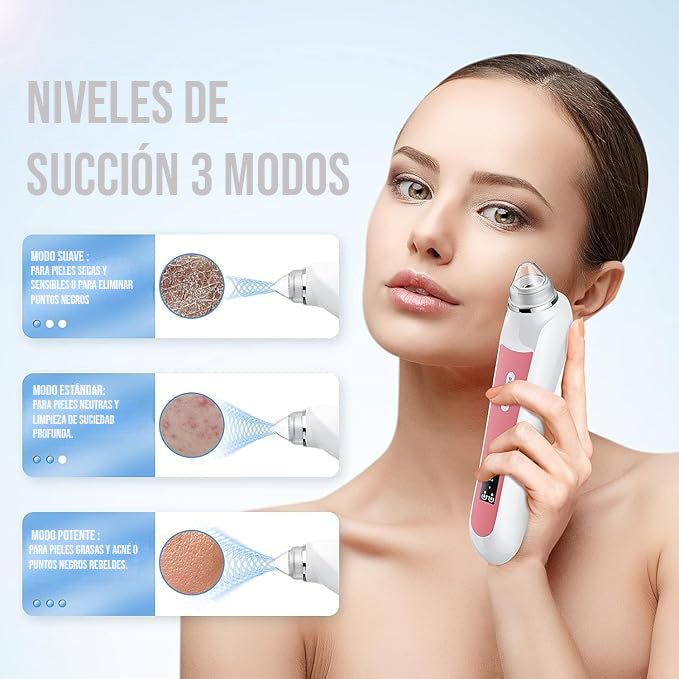 Limpieza Facial Profesional en Casa – Removedor de Puntos Negros con Cámara HD